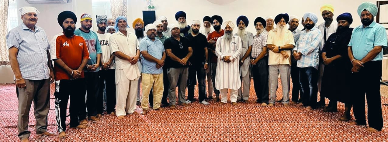 An important meeting was held at Gurdwara Bhai Tilku Ji regarding the problems faced by migrant workers.